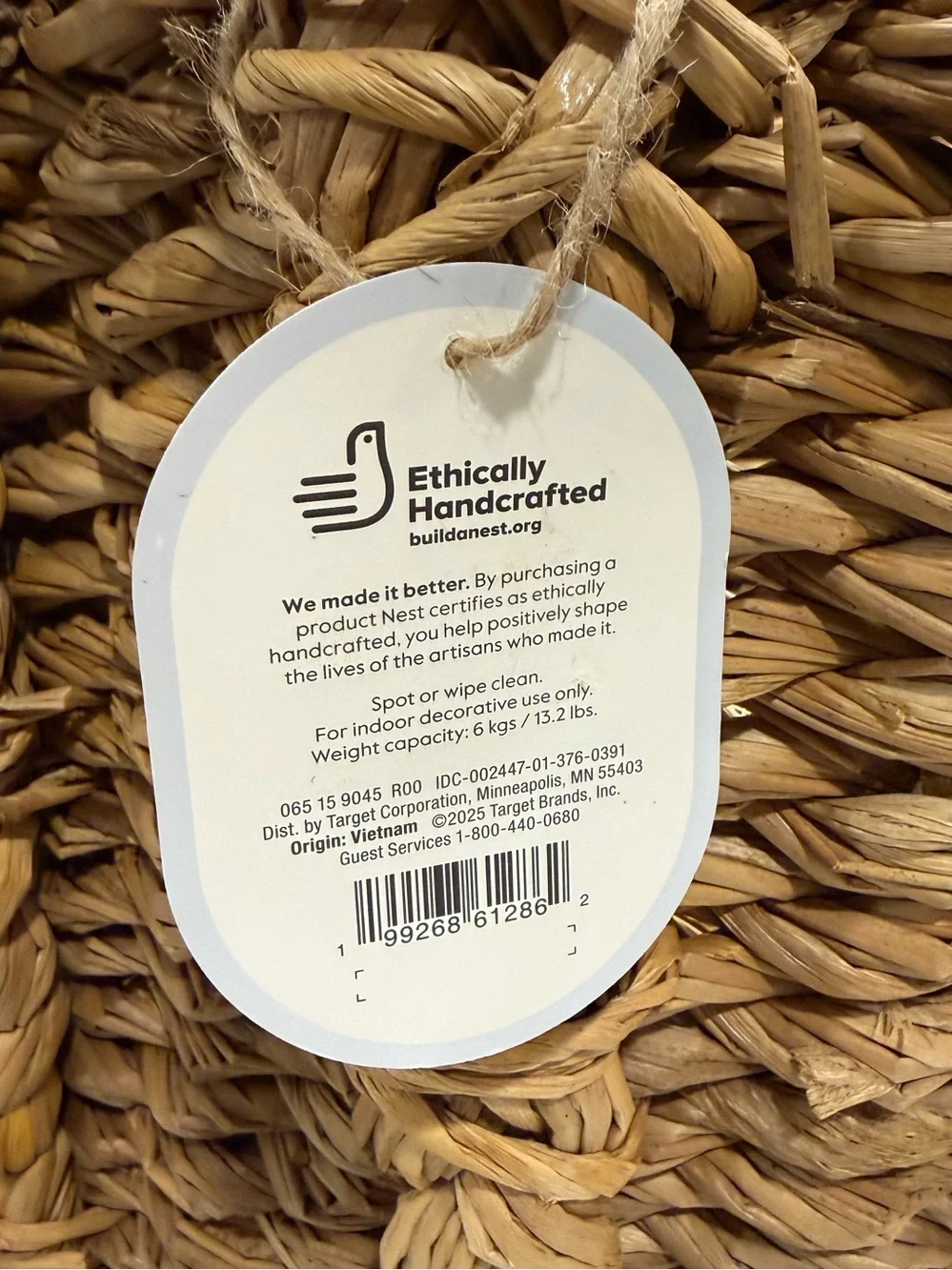 Threshold chunky weave